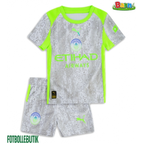 Manchester City Tredjeställ Barn 2025-26 Kortärmad (+ Korta byxor)